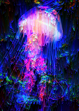 Abstract Jellyfish