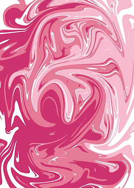 ABSTRACT LIQUID PINK COLOR