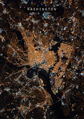 Washington at night