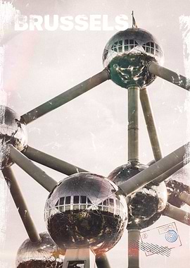 Vintage Brussels Poster