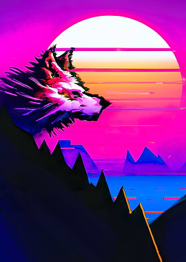 Sunset Wolf