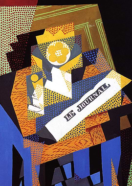 Newspaper and Fruit Dish