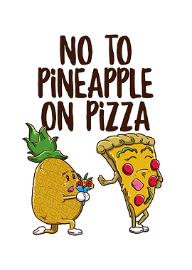 No to Pineapple on Pizza