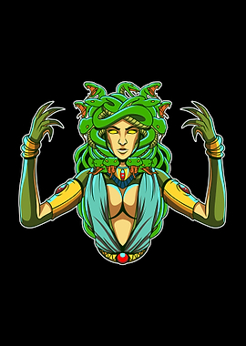 Halfbody medusa