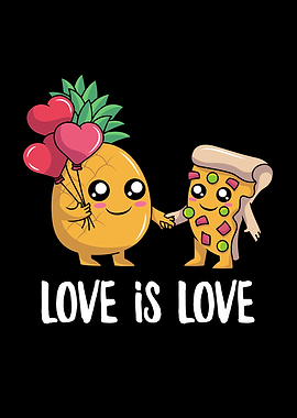 Pizza Pineapple design for
