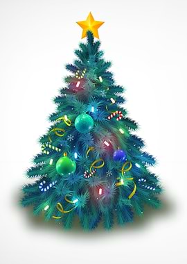 Festive Christmas Tree