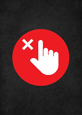 dont touch warning sign