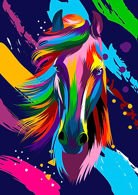 Colorful Horse