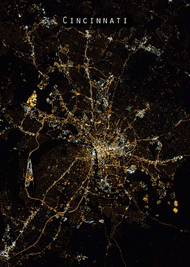 Cincinnati at night