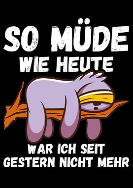 So mde wie heute war ich