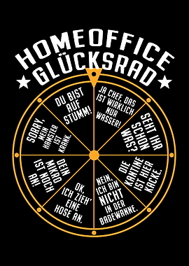 Homeoffice Gluecksrad