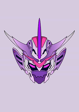 Head Mecha robot warrior