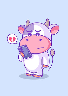 cow is feeling broken hear