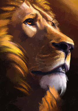 Lion profile