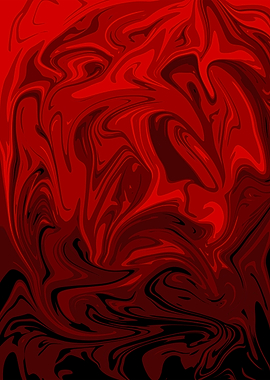 ABSTRACT RED FIRE LIQUID
