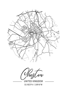 Chester City Map