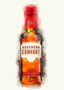 Vintage Whiskey Watercolor