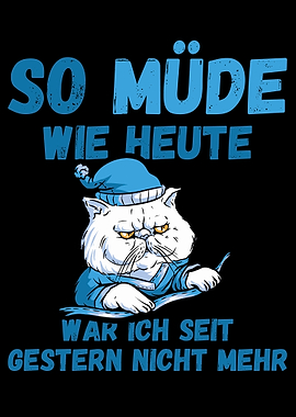 So mde wie heute war ich