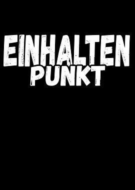 Einhalten Punkt Witziges