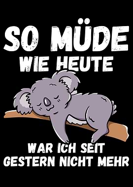 So mde wie heute war ich