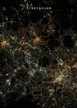Birmigham at night