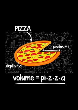 Funny Pizza Math Lovers
