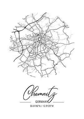 Chemnitz City Map