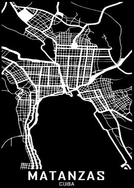 Matanzas Cuba City Map