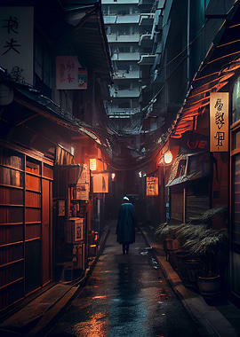 Walking Alone in Tokyo