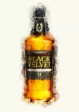 Vintage Whiskey Watercolor