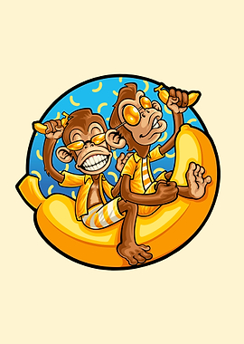 funny monkey banana