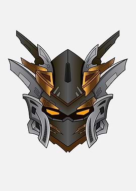 Head mecha robot warrior