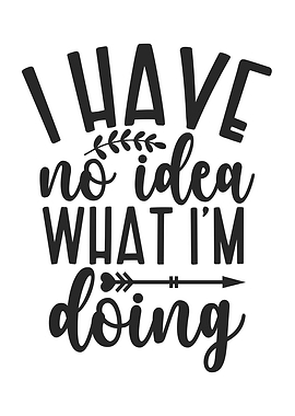No Idea What I Am Doing