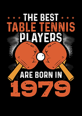 Table tennis player 1979