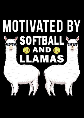 Llama Softball Player