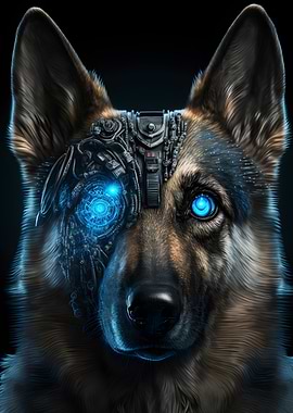 Cyborg Shepherd Dog