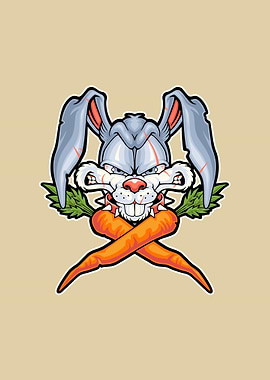 mad rabbit cartoon