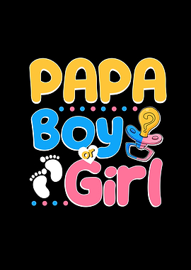 Pink or Blue Papa Loves