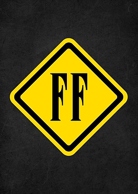 final fantasy road sign