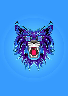 Cat mecha cyborg beast