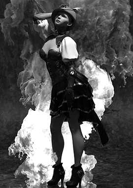 Steampunk Fire Fantasy