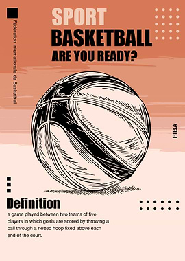 Basketball poster set