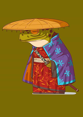 Samurai Frog