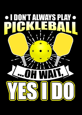 Funny Pickleball Player