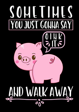 Funny Pig Joke Women