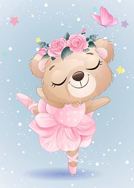 Cute Bear Ballet