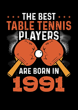 Table tennis player 1991