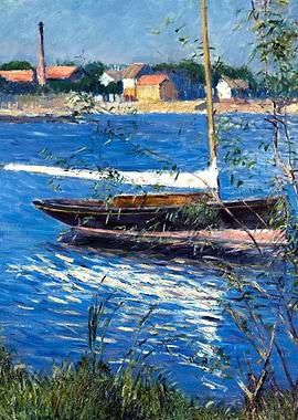 Boat Moored on the Seine