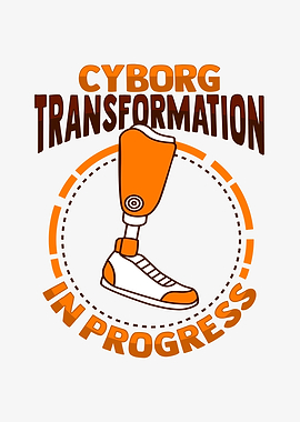 Cyborg Amputee Joke Leg