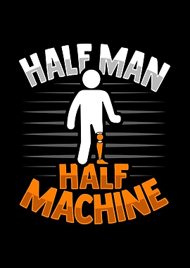 Bionic Amputee Joke Leg